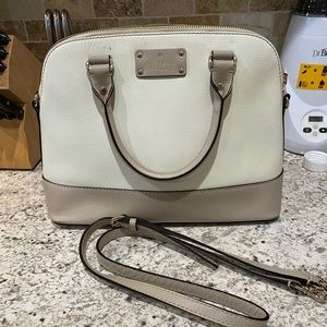 SOLD Kate  spade two toned rachelle satchel